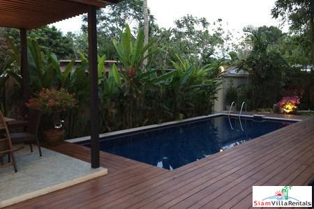 Fully Furnished Modern Three Bedroom Private Pool Villa for Rent in Cherng Talay-2