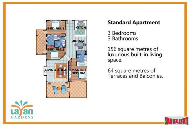 Layan Gardens | Luxury 3 Bedroom Garden Access Apartment for Sale in Exclusive Layan Estate-3