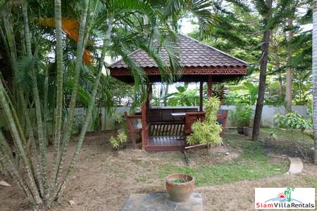 Contemporary Thai Teak Four Bedroom Pool Villa for Rent in Rawai