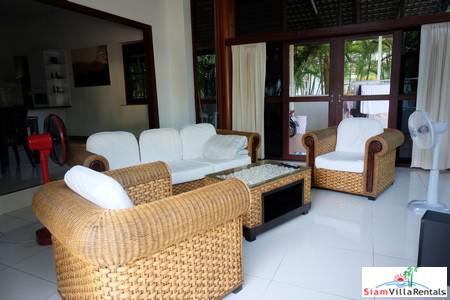 Contemporary Thai Teak Four Bedroom Pool Villa for Rent in Rawai