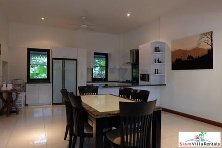 Contemporary Thai Teak Four Bedroom Pool Villa for Rent in Rawai-3