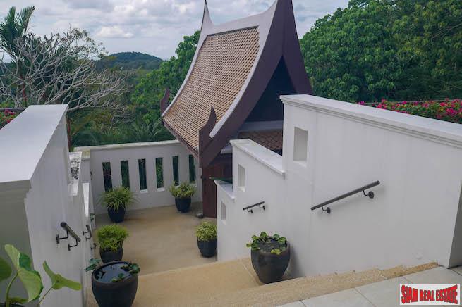 Vachuda Hills | Luxurious Thai Style Sea View Villa for Sale in Layan-4