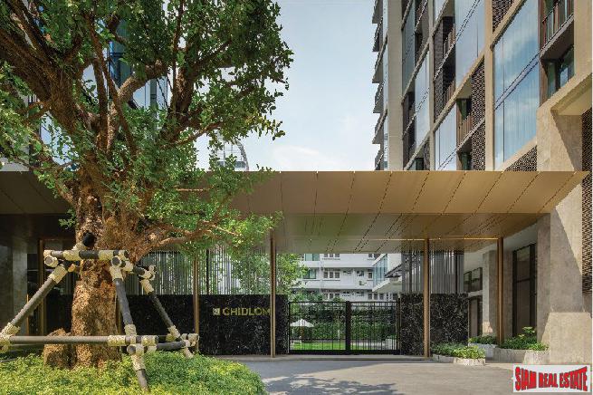 Newly Completed Ultra Luxury High-Rise Condo at Chidlom in the Pathumwan Area -Discount and Rental Guarantee 5% for 2 Years! 2 Bed Units