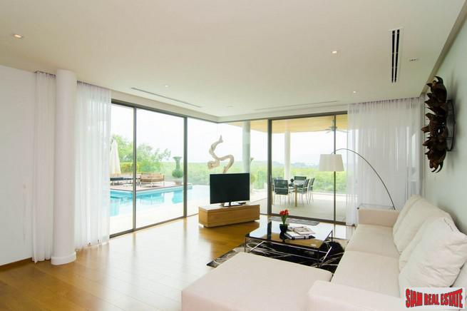 Grand See View Villas | Rare and Exquisite Three Storey Home with Sea, Bay and Mountain Views in Rawai-11