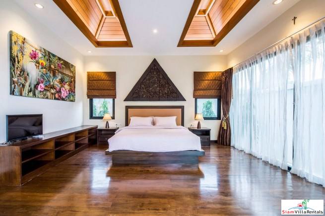 Beautiful Thai-Balinese Five Bedrooms Pool Villa for Rent in Kamala
