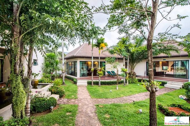 Beautiful Thai-Balinese Five Bedrooms Pool Villa for Rent in Kamala