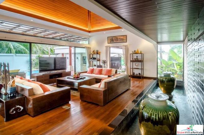 Beautiful Thai-Balinese Five Bedrooms Pool Villa for Rent in Kamala