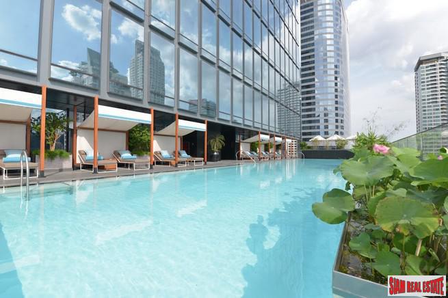 The Ritz-Carlton Residences at MahaNakhon | New Modern Two Bedroom Chong Nonsi Condo with Impressive River and City Views