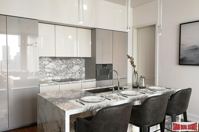 The Ritz-Carlton Residences at MahaNakhon | New Modern Two Bedroom Chong Nonsi Condo with Impressive River and City Views