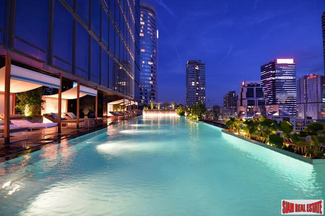 The Ritz-Carlton Residences at MahaNakhon | New Modern Two Bedroom Chong Nonsi Condo with Impressive River and City Views
