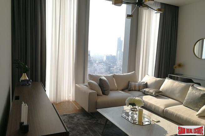 The Ritz-Carlton Residences at MahaNakhon | New Modern Two Bedroom Chong Nonsi Condo with Impressive River and City Views