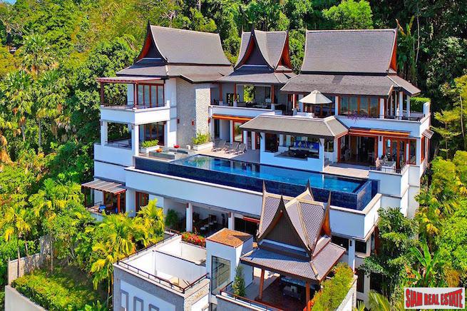 Baan Thai Surin Hill Estate | Amazing Five Bedroom Villa With Andaman Sea Views in an Exclusive Estate-0