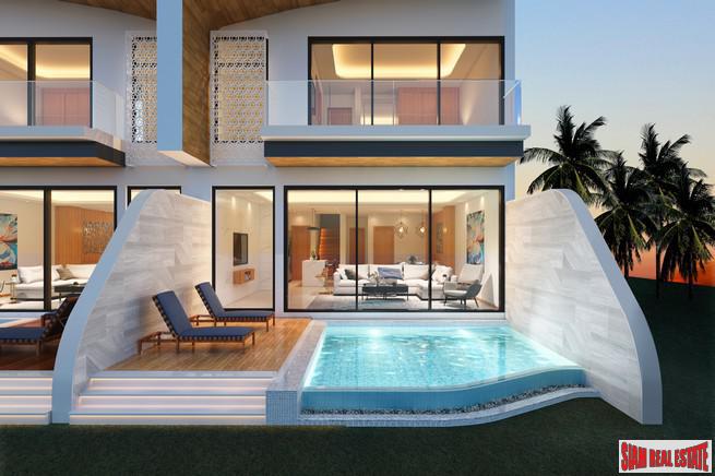 Sea Views and Private Pools from this New Villa Development in Rawai - 2 Bedroom/3 Storey