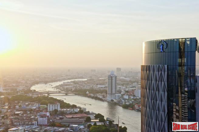 Exclusive Newly Completed Luxury Condo with Spectacular Panoramic Chao Phraya River Views - Three Bedrooms