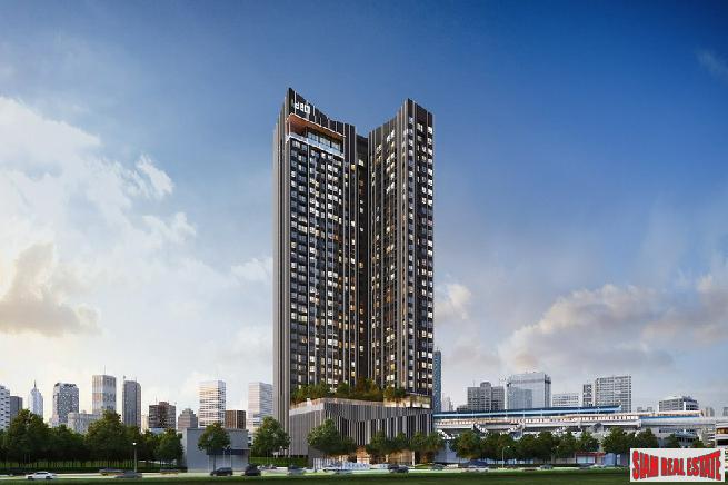 New High-Rise Condo in Construction by Leading Thai and Japanese Developers at Sukhumvit-Rama 4, Phra Khanong - 1 Bed Units