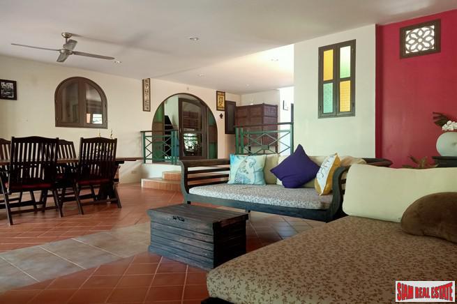 Large Private Four Bedroom House with Pool for Rent on One Rai of Land in Chalong-6