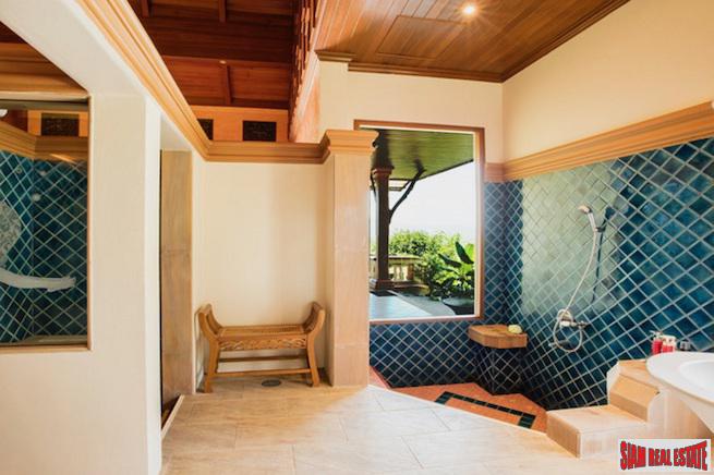 Vichudahills | Luxury Thai-style Sea View Pool Villa for Sale in Layan Beach-24