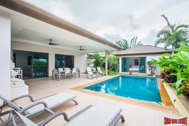 Asian Baan | Beautiful Brightly Decorated 3-Bedroom Private Pool Villa in Cherng Talay