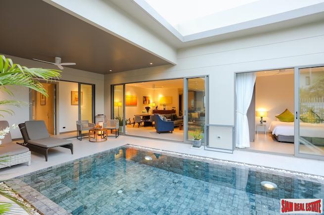 New Contemporary Three Bedroom Pool Villa with Modern Furniture for Sale in Cherng Talay