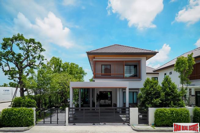 New Development Modern Smart Homes in Construction in a Secure Estate with Excellent Facilities, close to Mega Bangna, Bang Phli