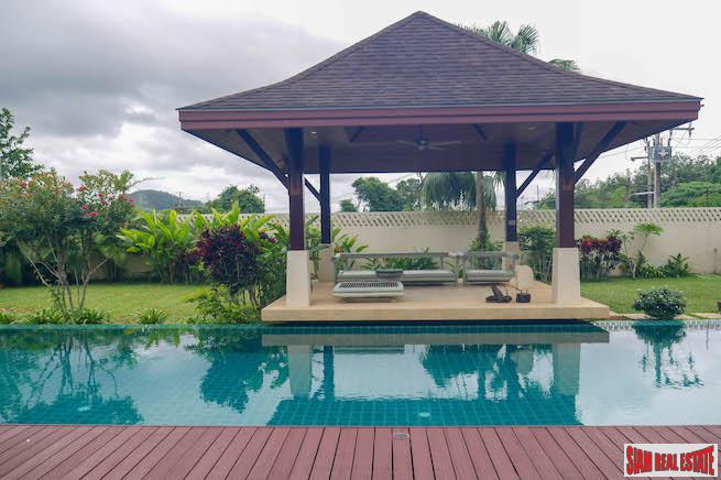 Large Luxury Four Bedroom House with Pool & Maids Quarters Opposite UWCT International School in Thalang-15