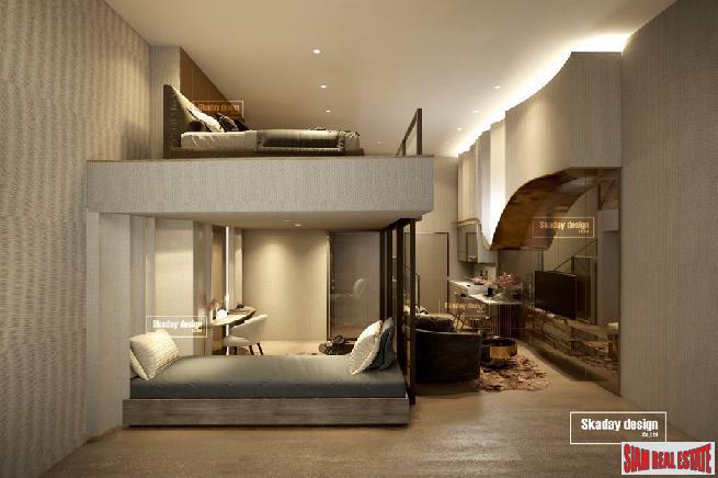 New Luxury High-Rise Condo in Construction at Ekkamai Road, Sukhumvit 63 - 1 Bed Loft Units-5