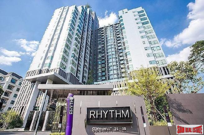 Rhythm Sukhumvit 36-38 | 1 Bed Fully Furnished on the 11th Floor with City Views at Thong Lor