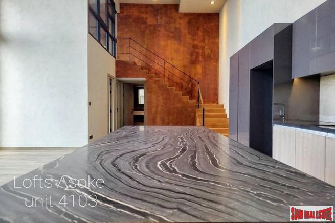 The Lofts Asoke | High Floor Duplex Condo for Sale with Clear City Views