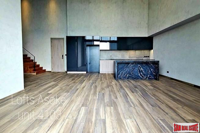 The Lofts Asoke | High Floor Duplex Condo for Sale with Clear City Views