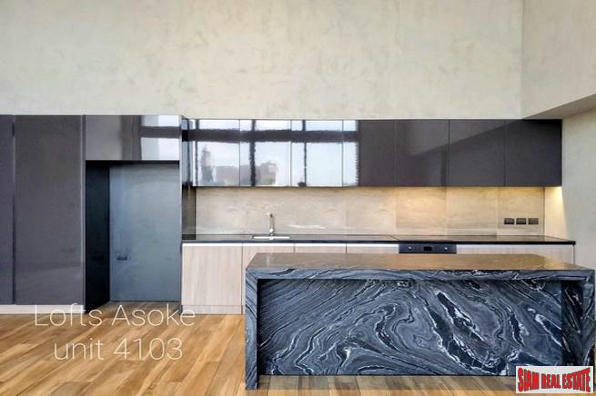 The Lofts Asoke | High Floor Duplex Condo for Sale with Clear City Views