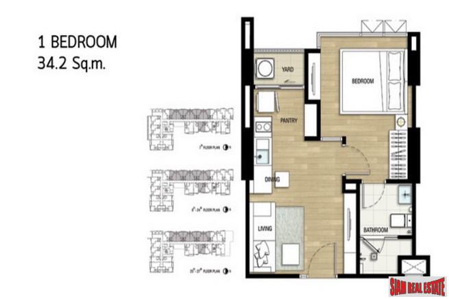 The Room Sukhumvit 69 | One Bedroom Condo for Sale with Pool Views and 100 m. to BTS Thong Lo