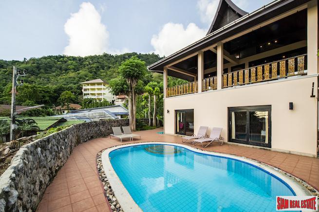 Impressive Five Bedroom Kata Seaview Pool Villa for Sale