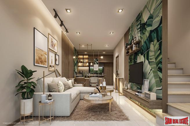 New Project of Premium Townhomes in a Picturesque Community with Excellent Facilities near Mega Bangna - 3 Bed 168 Sqm Units