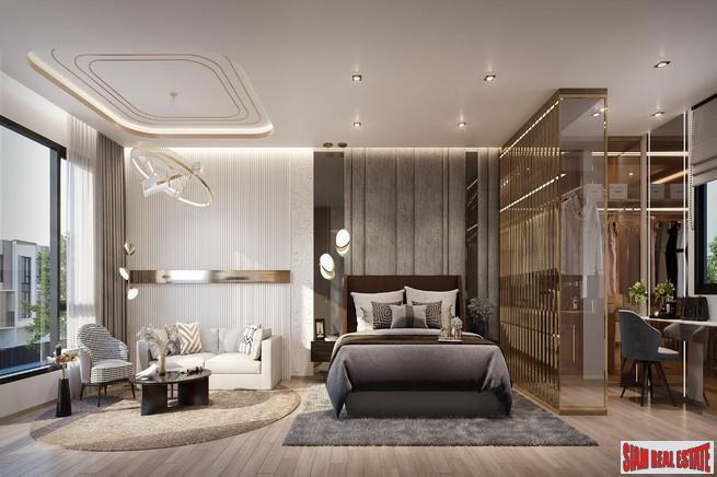 New Project of Premium Townhomes in a Picturesque Community with Excellent Facilities near Mega Bangna - 3 Bed 168 Sqm Units