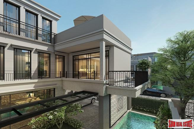 Boutique Estate of only 8 Luxury Homes with Private Pool at Phahon Yothin, near BTS, Chatuchak Area
