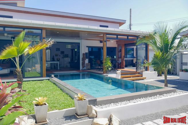New Beautifully Decorated Three Bedroom Private Pool Villa for Sale in Layan-0