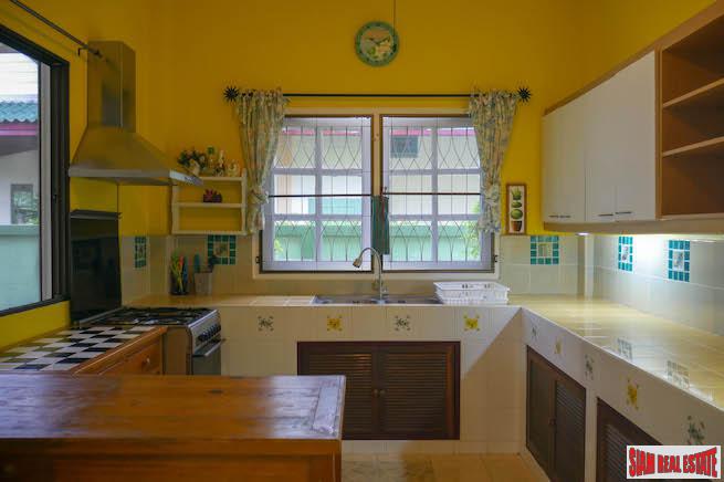 Charming Three Bedroom House in Quiet Chalong Residential Area-8