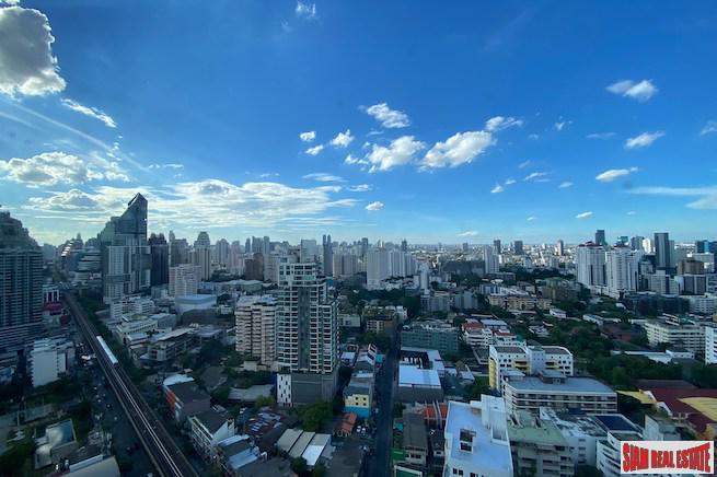 Beatniq Sukhumvit 32 | Two Bedroom + 1 Study room Condo for Rent with Unblocked City Views in Thong Lo-1
