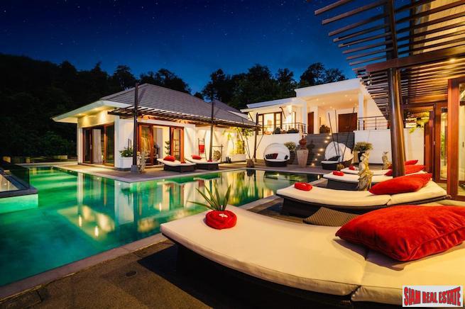 Amazing Four Bedroom Pool Villa with Sea Views Over Phang Nga Bay for Rent in Ao Po