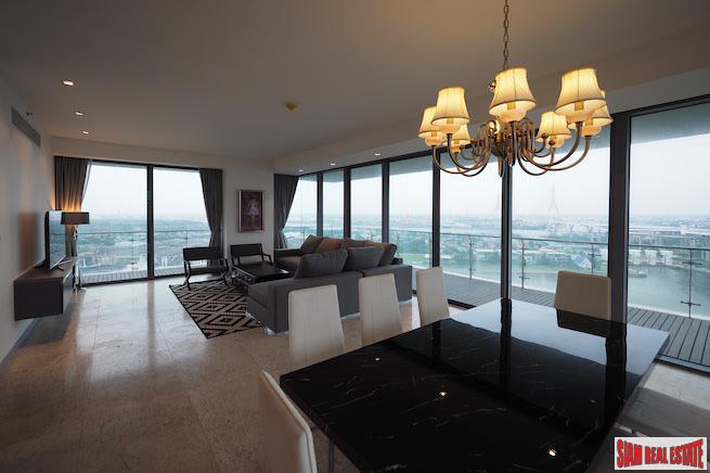 The Pano | Exceptional River Views from this Three Bedroom Corner Condo for Rent in Surasak-12