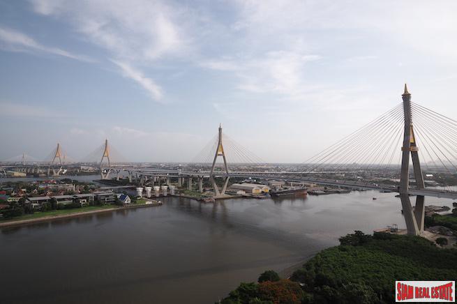 The Pano | Exceptional River Views from this Three Bedroom Corner Condo for Rent in Surasak