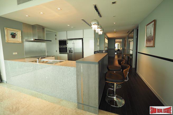 The Pano | Exceptional River Views from this Three Bedroom Corner Condo for Rent in Surasak