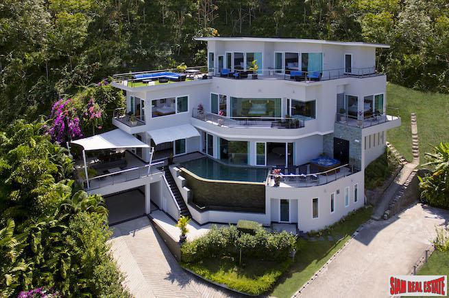 Villa Namaste | Contemporary Six Bedroom Villa with Sea View for Sale in Bang Tao