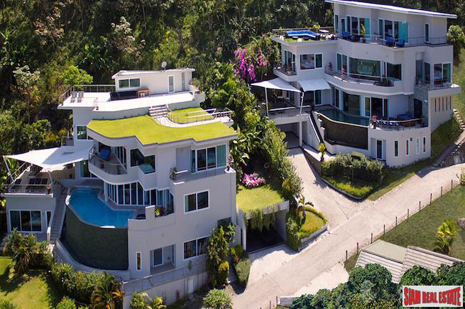 Villa Namaste | Contemporary Six Bedroom Villa with Sea View for Sale in Bang Tao-9
