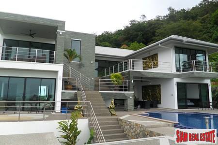 Cool, Modern Six Bedroom Home with Pool and Sea Views in Rawai-1