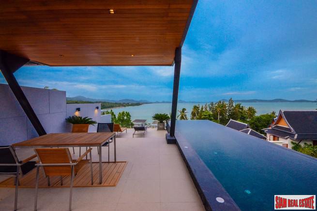 Three- to Four-Bedroom Townhome with Sea View Rooftop Pool in Rawai-1
