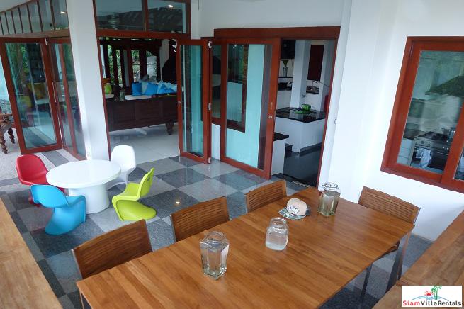 Beautiful Modern Teak House for Rent in the Nai Harn Hills-23